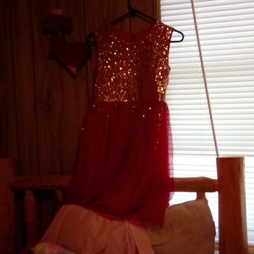 Wonder Nation XXL 18 sequin Christmas dress